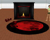 Red Moon Fireplace