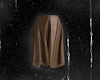 â¾ Brown Leather Skirt