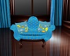 {AS}Tweedybird Blue Sofa