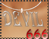 (666) Devil necklace
