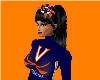 UVA Cheer Hair Bow