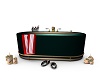 LL~TEAL & CREAM TUB