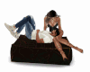 Bronze Pouf With Poses