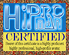 Hi Pro Man Certificate