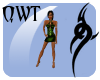 QWT MissCrocodile Green