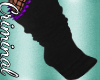 Blk/Purple Spiked Socks