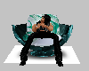Teal Ultimate Kiss chair