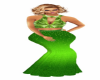 AJ'S Green Dress