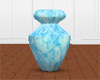 Baby Blue Marble Vase