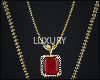 $ F | Ruby Necklace 