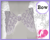 Purple Lace Bow