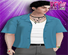 K- Oversize Shirt Blue