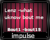 Lenz - Bout me