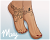 m. Doll feet w/ tats #3