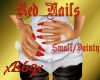 [B69]Red Nails Sm/Long