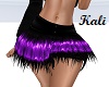 Noir POW Purple Fur Skir