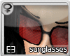 -e3- sunglasses || Red F