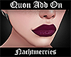 𝖓. Quon Lip Purple