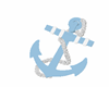 Blue anchor