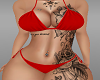 GA Red Bikini RLL +Tatt