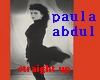 PAULA ABDUL straight up