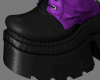 BOO Boots Black/Purple