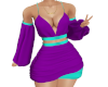 PurpleNTeal Dress