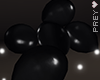 Black Balloons. Floor