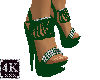 4K Green Diamond Heels