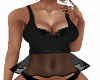 Sheer Black Tank top