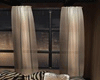 curtains attic brown