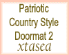 Patriotic doormat 2