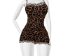 Leopard print mini dress