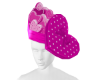 Heart CookieBox Hat Pink