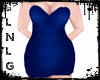 L:BBW Dress-Mini Blue