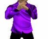 purple silk shirt