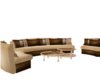 JPC Tan Sectional Sofa