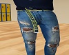 Ripped Jeans w/ SM Belt