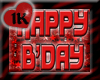 !!1K HAPPY BDAY  SIGN