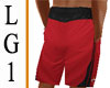 LG1 Red & Black Shorts 