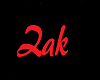 Red Zak Sign