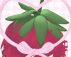 strawberry leaves + stem