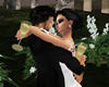 Wedding Wine Glass Kiss