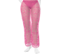 Pink Crochet Pants