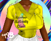 RMC Scrub top YELLOW