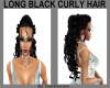 LONG CURLY BLACK HAIR