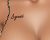 Synet chest tattoo