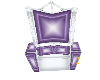 Purple and White Throne