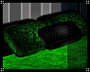 Green/Black Poseless Bed