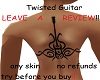 Twisted Tribal Guitar